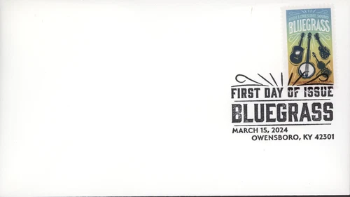 USA 2024 BLUEGRASS. A FIRST DAY OF COVER