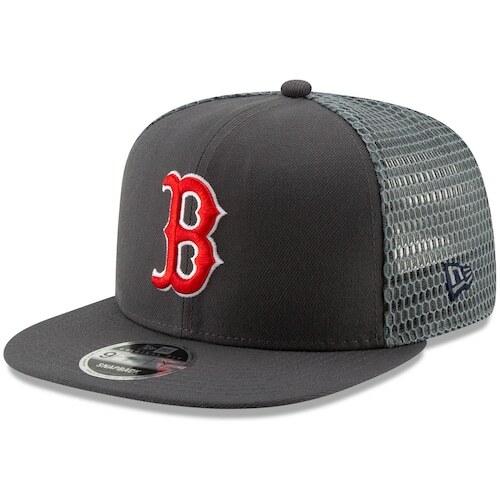 red sox mesh adjustable hat