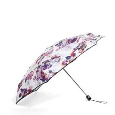 NEW Vera Bradley Automatic Mini Umbrella 15384 w Cover - Exuberant Floral R92