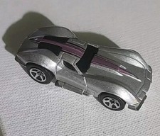 Hot Wheels '63 Corvette Stingray Metalflake Silver First Editions Drop- Used.