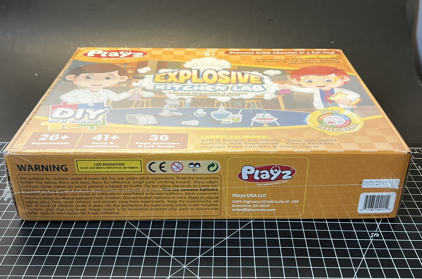Playz Explosive Kitchen Lab Science Experiments 617689940154 eBay