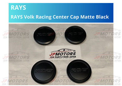 RAYS Volk Racing Center Cap ZE40 TE37 Ultra Saga Sonic CE28 Matt Black 4PC No90