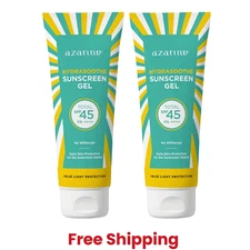 2X AZARINE (EXP 2027) Hydrasoothe Sunscreen Gel Sensitive Skin Moist SPF45 - 50g