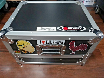 Odyssey Professional DJ Mixer Road Case Travel Storage Rack Coffin