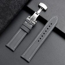 18/19/20/21/22mm Premium Sailcloth Watch Strap Quick Release Deployant Clasp