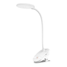 LED Desk Lamp USB Charging Tabletop LED Clamp Light Flexible Table 