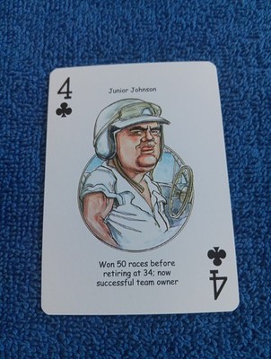 Junior Johnson Card American Racing Hero Decks Playing Cards Nascar Card
