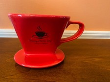 Cafetera goteadora de cerámica con 3 orificios fondo plano ¡Filtros libres!
