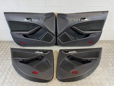 Mercedes CLA C117 X117 AMG Door Card Set Alcantara Red Stitching