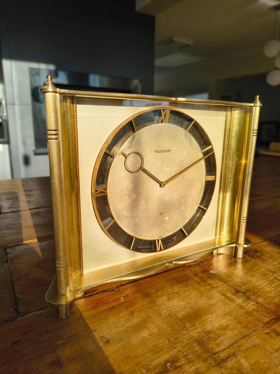 【廃盤品】ACME Furniture GLENN TABLE CLOCK RARE BIG JAEGER-LeCOULTRE ART DECO TABLE CLOCK AMAZING NICE
