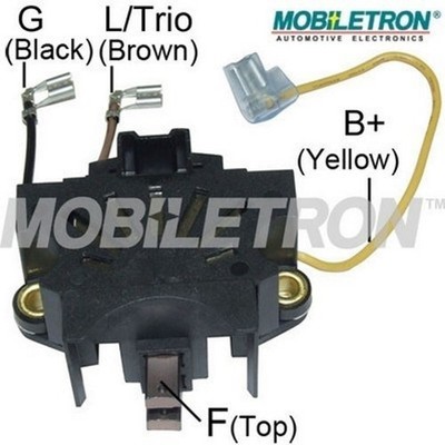 Lichtmaschinenregler MOBILETRON VR-PR7736 12V Inactive Lamp