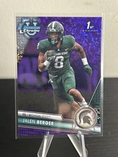 2023 Bowman University Chrome #121 Jalen Berger Purple Mini-Diamond #/399