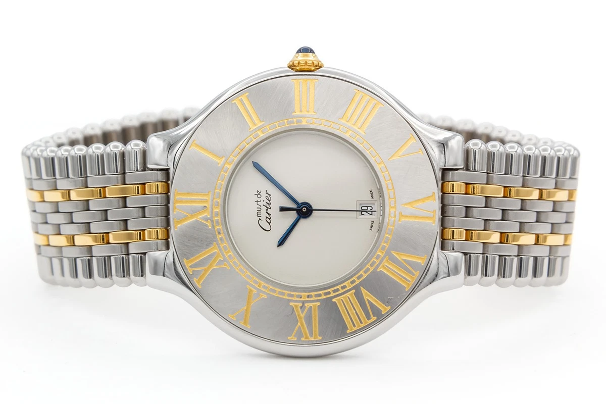 Cartier Must de Cartier 21 - 21 mm, Stainless Steel for sale | eBay