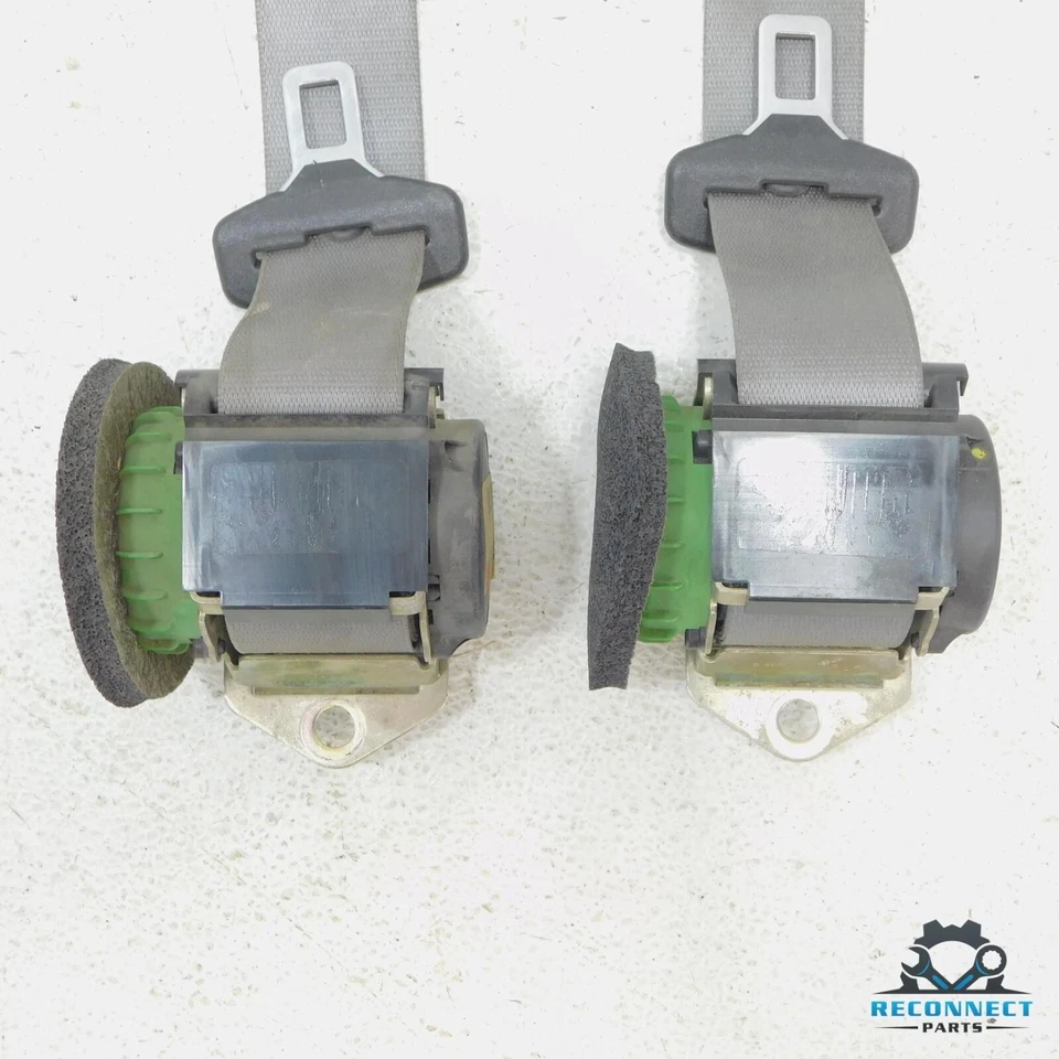 BMW 328xi E92 2007 conjunto retractor cinturón de seguridad trasero izquierdo y derecho gris OEM Foto 4 de 4