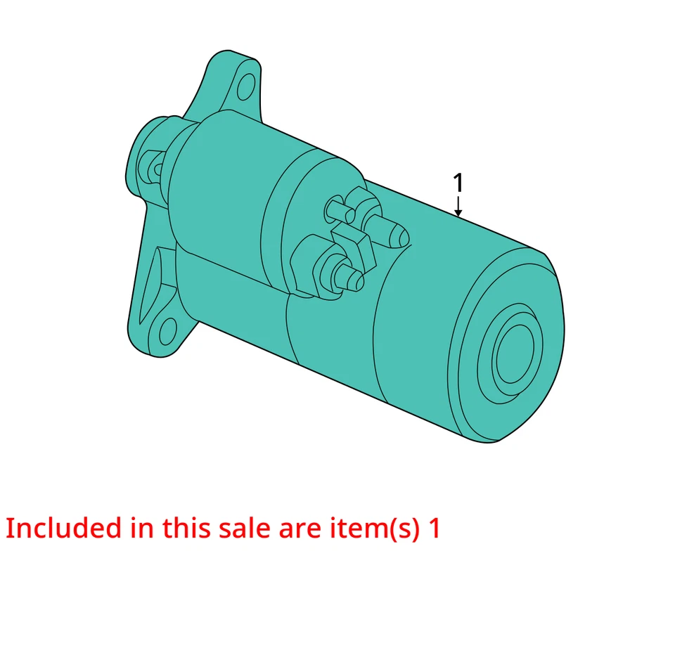Motor de arranque compatible con 03-06 ION 771404 Foto 2 de 4