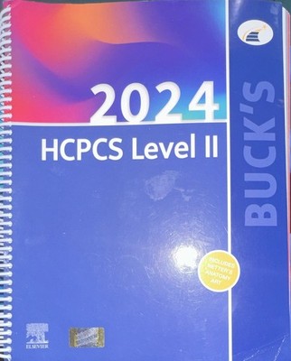 Elsevier Buck's 2024 HCPCS Level II Medical Coding Spiral Bound