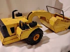 VINTAGE TONKA TRUCK MIGHTY SCRAPER CONSTRUCTION EQUIPMENT ROAD GRADER BARN FIND