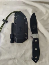 UTK Fixed Blade HUNTING Knife W/Sheath& SHARPENER UTICA CUTLERY  UTK-S-4 Camping