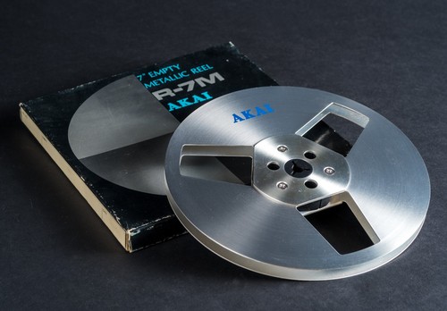 AKAI 7" ATR-7M Metal Takeup Reel to Reel Tape Recorder w/Box GX-747 646 GX77
