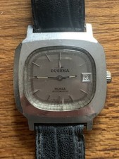 RARE ANCIENNE MONTRE HOMME DUGENA MONZA F1 SPORT CARRÉE SWISS MADE
