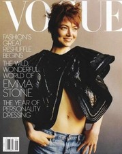 Vogue Magazine Emma Stone Fashion Tory Burch Home Seasons Collection 2025