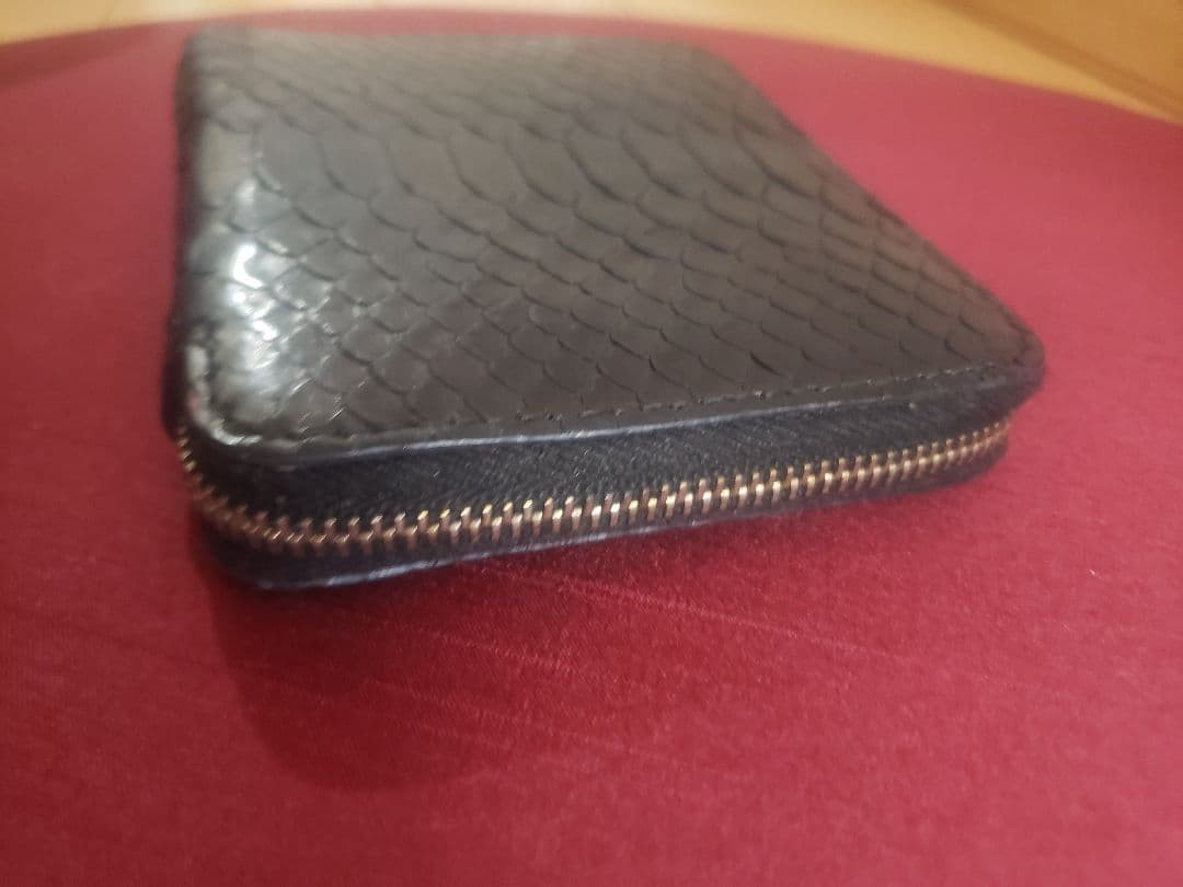 Condition Celine Python Bi Fold Wallet From Japan - image 3