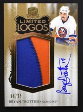 Bryan Trottier 2023-24 Upper Deck The Cup Limited Logos Patch Autograph /25 SP