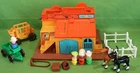 Vintage Fisher Price Toy  WESTERN TOWN Play Set w/ Accessories See Details