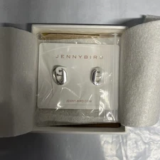 Jenny Bird Silver Teeni Toni Earrings .5” Long