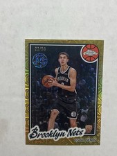 2025-26 Topps Basketball Silver Pack Mojo Gold Egor Demin /50 Rookie Nets