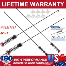 W11217817 Washer Suspension Rods for Whirlpool WTW4950HW1 WTW4950HW2 WTW4950HW3