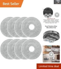 Replacement Mops for Dreame Robot Vacuums - Easy Installation (8 Pack)