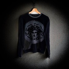 Original Versace Mainline Pullover Medusa Knit Baroque Italy CLG
