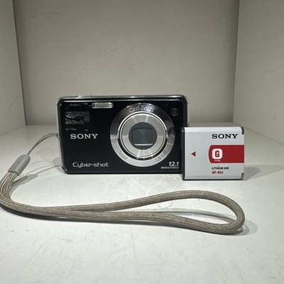 Sony Cyber-shot DSC W220 Camera Black  good working condition ( no charger  )