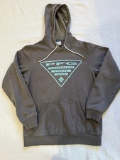 Performance Fishing Gear Grey Hoodie Adult Small