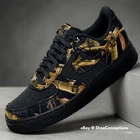 Nike Air Force 1 '07  Black Off Noir Multi-Color IH1221-001 Men's Sizes NEW
