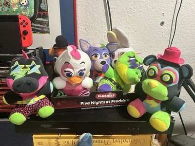 Five Nights At Freddy s Security Breach Complete Plush Set + Blacklight Plushies