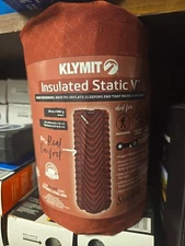 Klymit Insulated Static V Lightweight Sleeping Pad Red