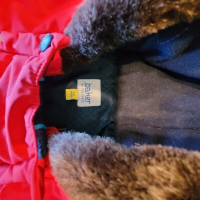 Ted Baker Baby Boys 3-6 Months Snowsuit /Pramsuit with furry hood