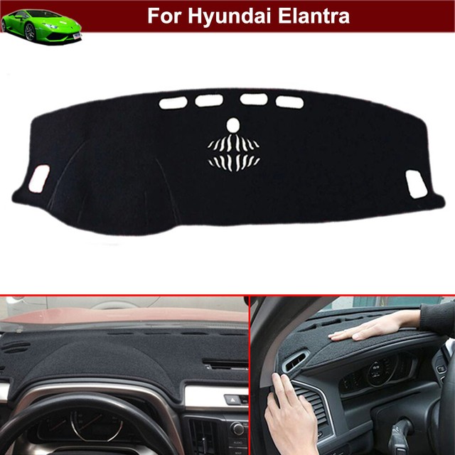 Nonslip Dash Cover Dashboard Carpet Dash Mat for Hyundai Elantra 2016