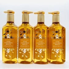 4/PCS BATH BODY WORKS ICED CINNAMON ROLLS GENTLE GEL HAND SOAP 8 FL OZ EACH