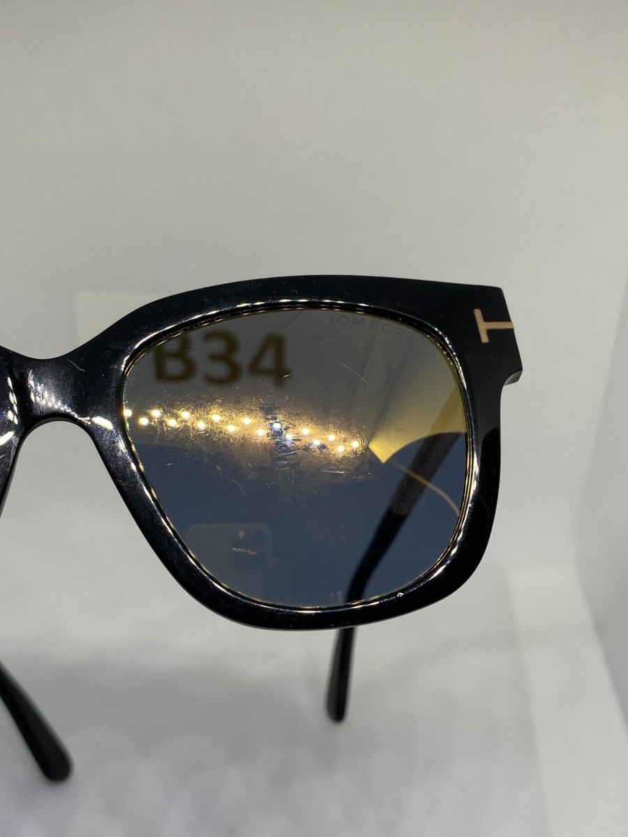 TOMFORD　TF436-01B　53□18 140　2 Tom Ford Square Sunglasses TF436 Tracy 01B Black/Gold 53-18 140 | eBay