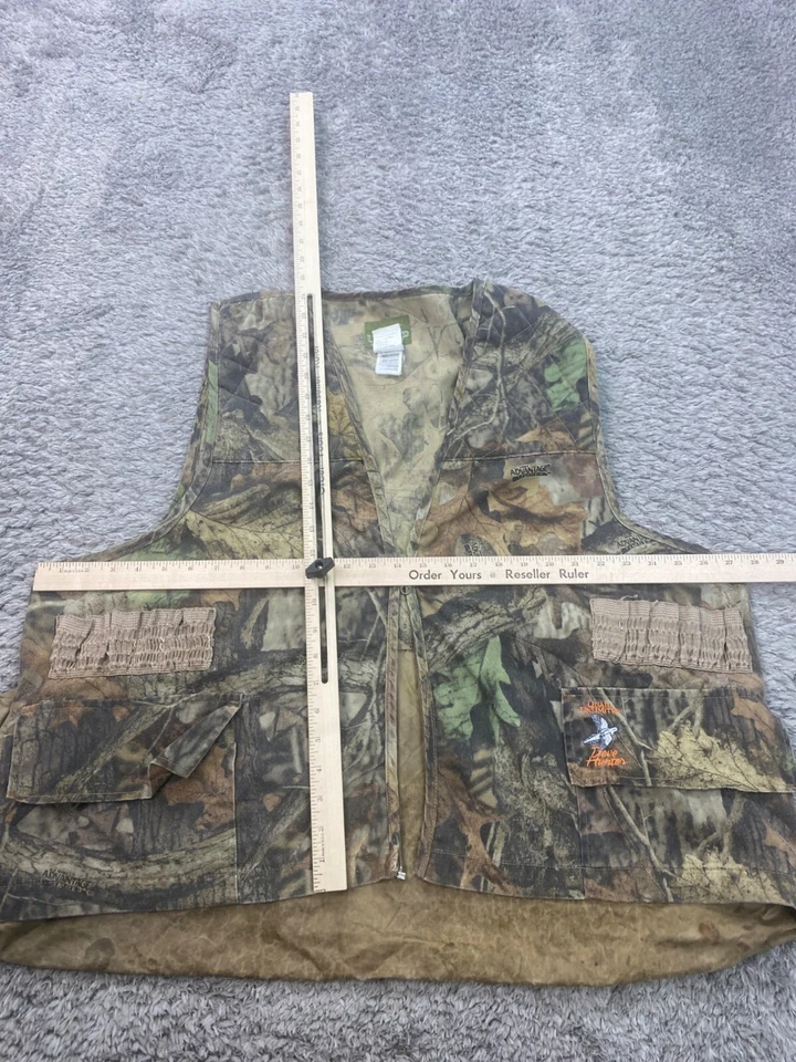 Quail Unlimited Dove Hunter Vest Mens 2XL Realtree Camo Shotgun Shell Cargo Deer - Image 4 of 4