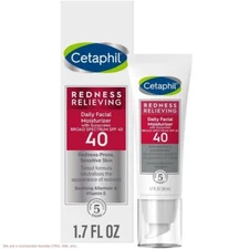 Cetaphil Redness Relieving Daily Facial Moisturizer Neutral Tint SPF40 EXP 05/25