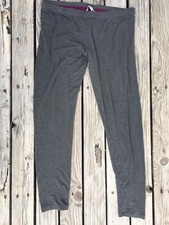 Boden Gray Stretch Knit Leggings Size 12 Women  s Inseam 25.5in.