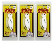 (3) Strike King 1/2 Oz Rage Blade Blaster Fishing Lures White RGBB12-72 New