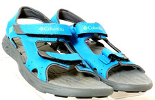 Columbia Techsun Blue 2-Strap Adjustable Slingback Sport Sandals Shoes Youth 6