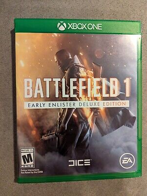  Battlefield 1 Early Enlister Deluxe Edition - Xbox One : Video  Games