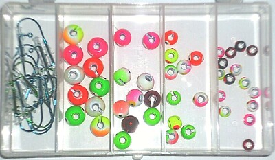 Lindy Tackle X-Change Roundball Jigkopf Packung (Packung Mit 55 pcs 1/16 3/8