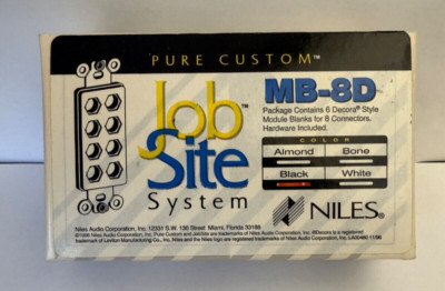 Niles Audio MB-8D BLACK complete box set